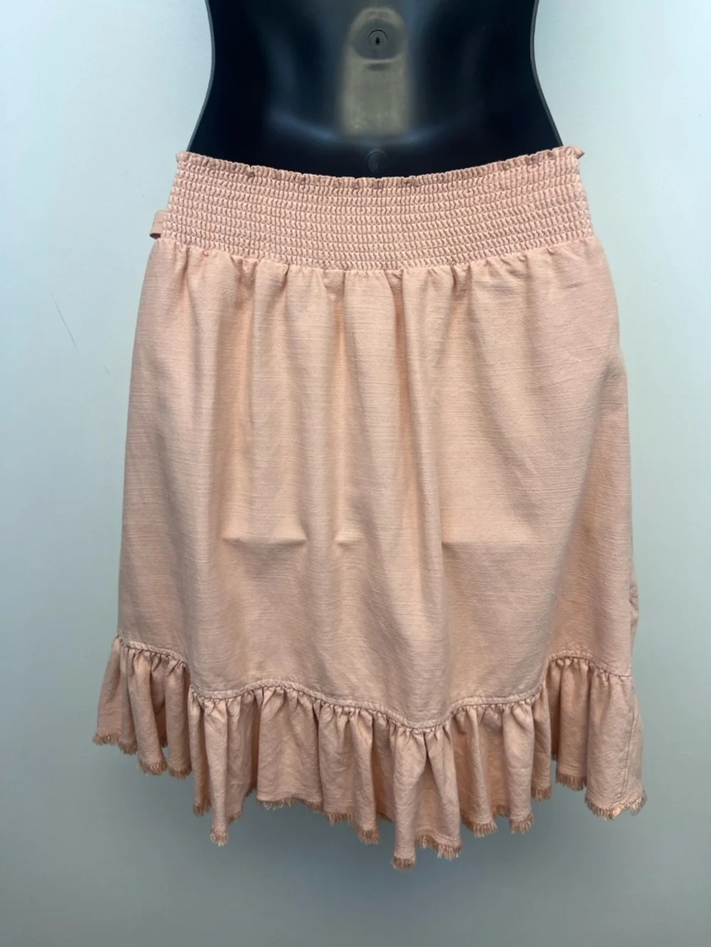 Anthropologie Pilcro Women's Chic Flirty Peach Nettie Ruffle Tie Skirt Size XSP - Picture 14 of 16